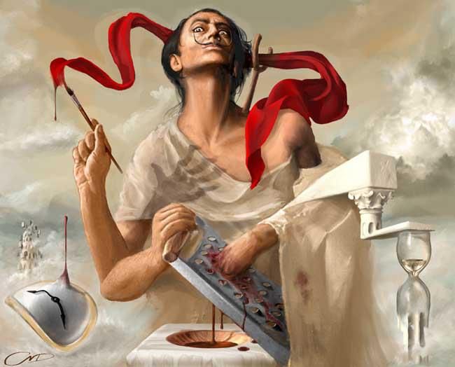 Self Portrait of Salvador Dali, 1921